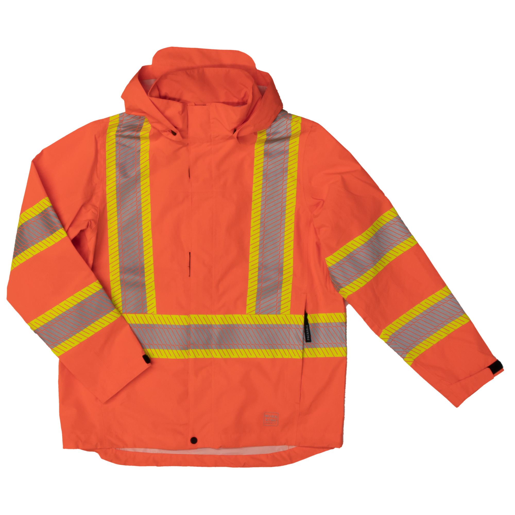 Picture of Tough Duck SJ05 PACKABLE SAFETY RAIN JACKET
